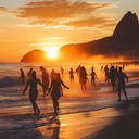 groovy beats meet serene coastal brazilian vibes.