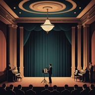 sweeping orchestra with cabaret heart beats