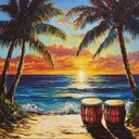 an upbeat fusion of funky rhythms and tropical island melodies