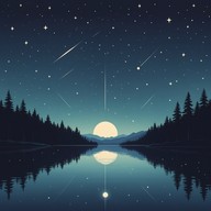 soft beats under a moonlit sky