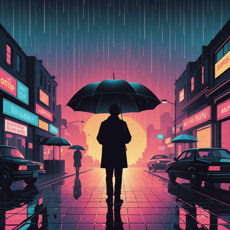 Emphasizing the isolation felt in crowded urban spaces, this version relies more heavily on reverb and subtle bass undertones to create a feeling of being alone in a crowd, with neon lights reflecting off wet streets.