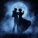 an enigmatic tango unfolding under starlit skies, shrouded in mystery.