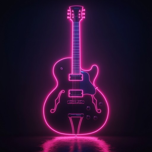 An electrifying instrumental piece blending the flamboyance of glam rock with a tense, suspenseful atmosphere. Sharp guitar riffs, dynamic rhythms, and dramatic crescendos evoke a journey through neon lit streets under looming shadows.