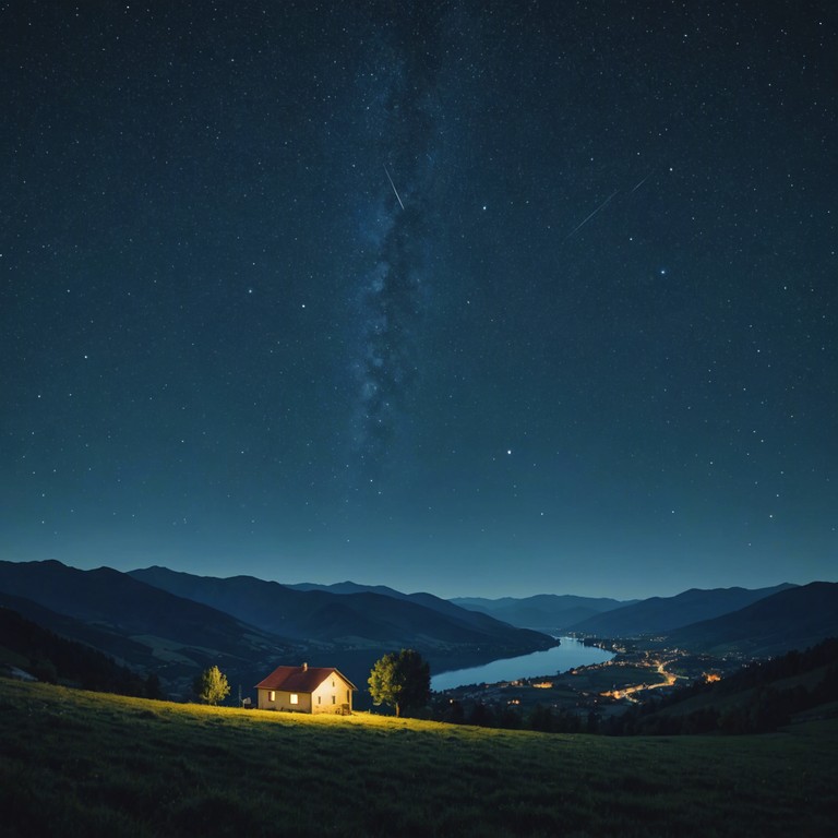 Experience a tranquil night under the stars, as this gentle chalga tune leads you through an audible escape, capturing the essence of a peaceful bulgarian landscape.