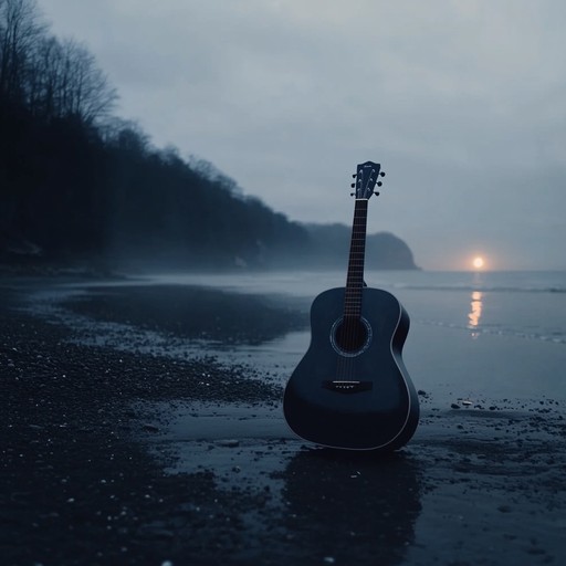 This composition features an acoustic guitar strumming a melancholic tune that echoes the solitary reflections of a lonely soul. The soft and understated dynamics emphasize the delicate emotions of sadness and longing. Perfect for moments of introspection and emotional release.