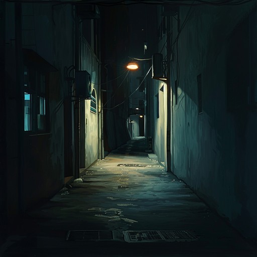 Stride through dark alleyways as this track blends ominous tones with the streetwise swagger of uk jack swing. Gritty rhythms confront polished jazz, creating a soundtrack perfect for a shadowed urban underworld. The interplay of traditional swing instrumentation with modern, hard hitting beats envelopes the listener in a tale of nocturnal intrigue and edge of your seat tension.