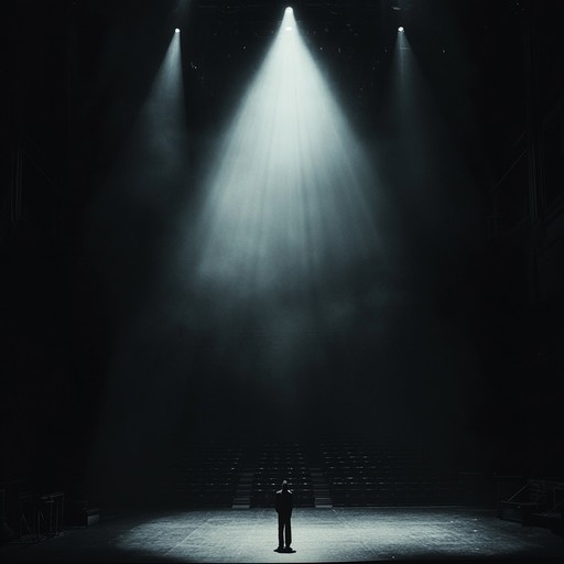 An ominous instrumental featuring a pipe organ, capturing the hidden shadows of broadway. The music intertwines eerie harmonies and dramatic crescendos, guiding the audience through a suspenseful and mysterious soundscape that reflects the enigmatic essence of the theatre's underbelly.