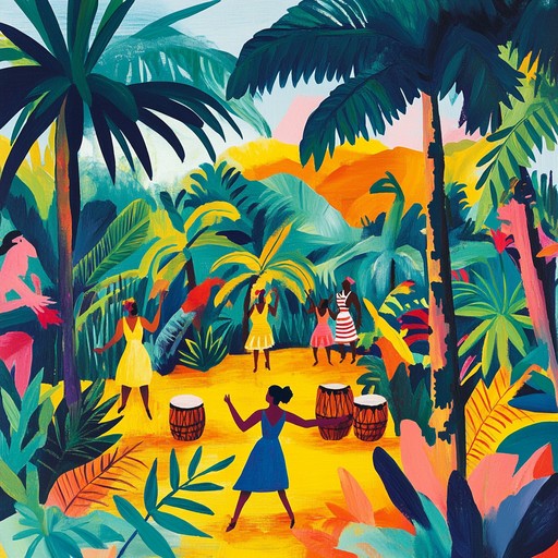 A fusion of afro cuban grooves with exotic jungle rhythms, creating an infectious dance track. Features rich percussion layers, balafon melodies, and vibrant brass sections. Ideal for an energetic, tropical vibe.