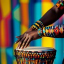 an energetic afrobeat instrumental with infectious grooves and rhythms