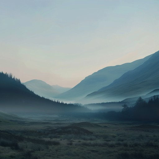 Captures the haunting beauty and isolation of the scottish highlands, with the stirring, nostalgic tunes. The reflective music sings tales of lost love and bygone days, invoking deep emotions of longing and serenity. Ideal for evoking the lonely yet majestic ambiance of rugged landscapes.