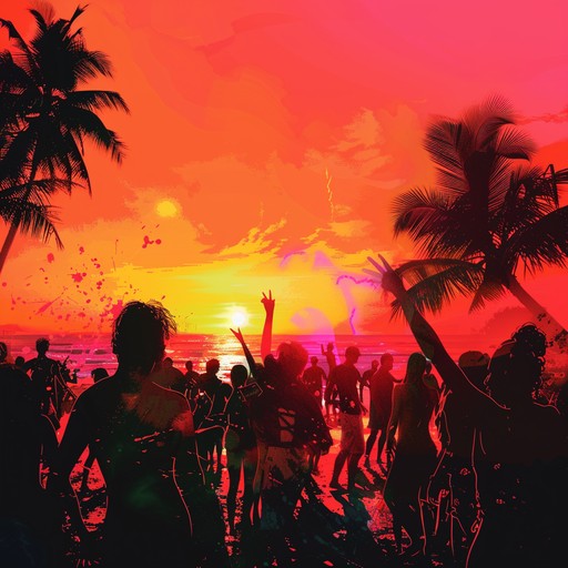 Experience energetic and vibrant house beats perfect for a sunny beach party. This track combines lively synths with infectious rhythms, providing an ideal backdrop for an evening dance event as the sun sets over the horizon, spreading excitement and joy.