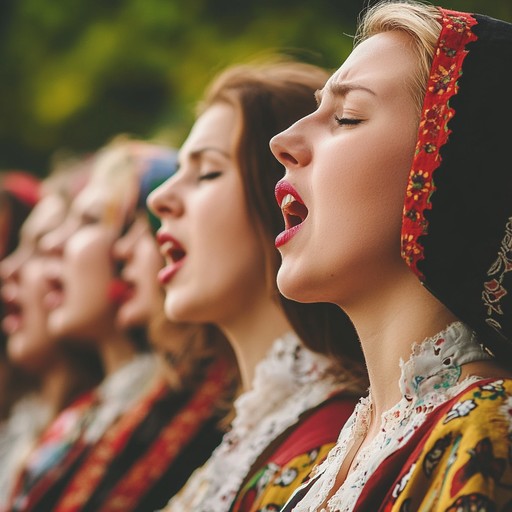 This track presents a choir performing captivating and soulful bulgarian folk songs that resonate with the spiritual and historical essence of the region, surrounded by the mysticism of orthodox chants.