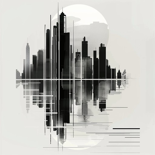 Imagine soaring above a futuristic city, viewing the neon lights and skyscrapers through a haze of digital sound frequencies, melding smooth jazz inflections with cutting-edge electronica.