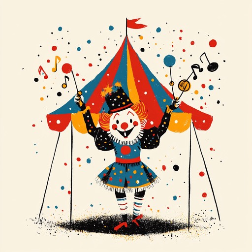 An upbeat instrumental blending playful melodies with circus inspired rhythms, featuring bouncy tunes and vibrant instrumentation to evoke a fun and lively atmosphere.