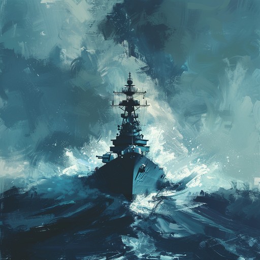 A powerful instrumental piece that vividly evokes the valor and traditions of russian sailors. Bold brass sections and pulsating percussion drive the narrative, celebrating the heroism and grandeur of naval operations. The music captures images of historic sea battles, majestic ships, and the unwavering spirit of the sailors.