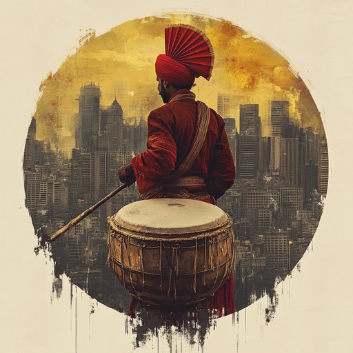 An electrifying bhangra track combining pulsating rhythms with electronic elements, designed to motivate and uplift. Traditional instruments like the dhol are fused with modern beats to create a powerful, joyous soundscape.