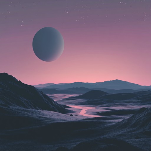 Immerse yourself in a mystical, futuristic soundscape where synthesizers create ethereal melodies, layered with organic drum patterns. The composition floats between dreamy realms, evoking emotions of awe and curiosity, with a touch of otherworldliness.