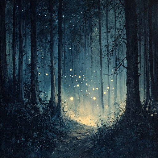 Discover an enchanted forest where ancient spirits whisper and moonlight illumines the mystical dance. Ethereal and acoustic sounds mix, weaving timeless stories of folklore into a captivating tapestry.