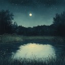 emotional rhapsody under introspective night skies, soft reflections