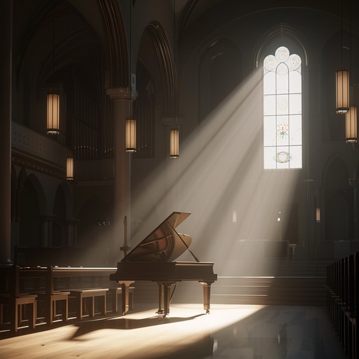 A soulful track capturing deep nostalgia with spiritual resonance, drawing listeners into a reflective state, yearning for something beyond life’s temporalities. The piano leads a gentle yet powerful arrangement that soars with heavenly harmonies.