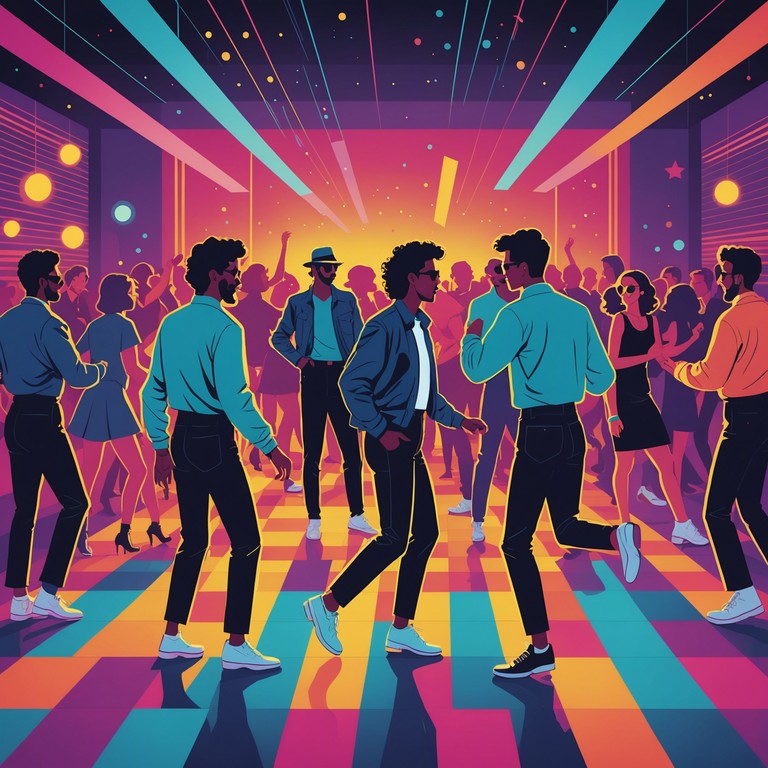 A vibrant and captivating instrumental track featuring bold synthesizer leads and a driving beat. Inspired by the 80s glam rock era, the song captures the essence of flashy performances and star studded nights. It's designed to evoke feelings of nostalgia while embracing the modern dance vibe.