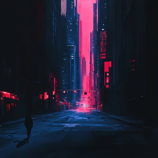 Ethereal synth melodies intertwine with a pulsating beat to create a haunting dance track that evokes the mysterious energy of a city at night.