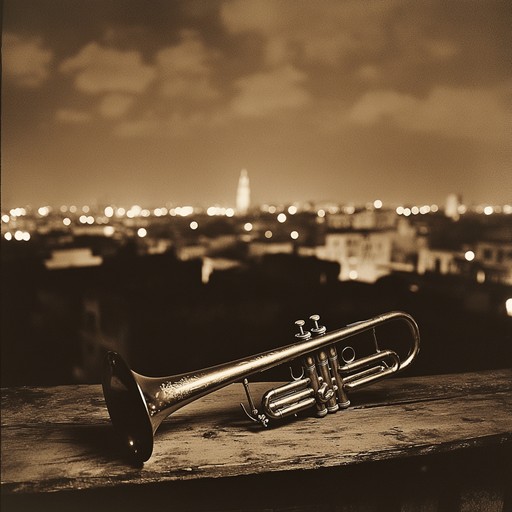 A haunting instrumental piece blending afro cuban percussion and melodies, evoking deep feelings of longing and nostalgia for distant shores. The rhythmic congas and smooth trumpet lines create an emotive soundscape that transports listeners to warm nights under havana's starry skies.