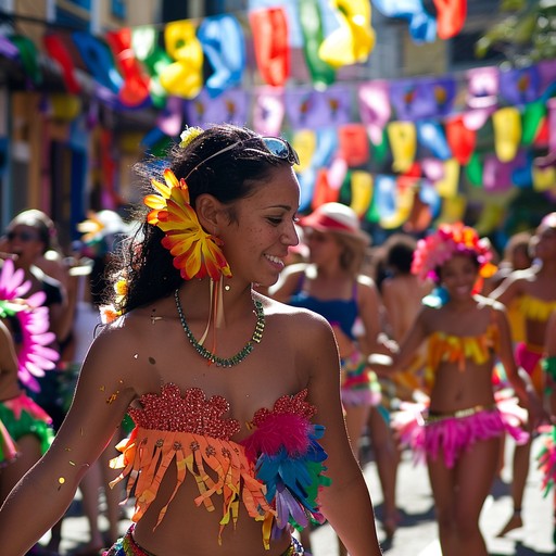 An invigorating instrumental piece capturing the essence of caribbean dance parties, blending traditional mambo rhythms with energetic brass and piano melodies for a festive, spirited vibe.