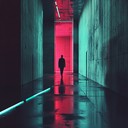 progressive journey through a lonely, urban, desolate nightscape