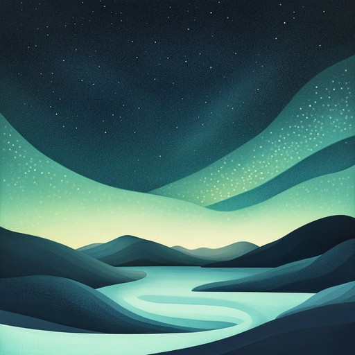 A soothing and dreamy suomipop instrumental, featuring tranquil guitar licks and soft harmonies, designed to evoke the serene beauty of the finnish aurora borealis. The gentle flow of the track brings a sense of peace and relaxation, reminiscent of a quiet night under the northern lights.