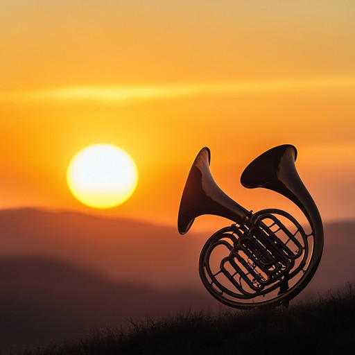 The piece unfolds with gentle melodies that blossom into a grand orchestral movement, capturing the grandeur of the sun rising over the vast landscapes, evoking feelings of awe and inspiration.