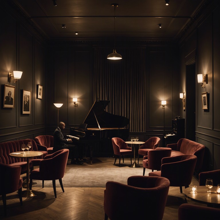 Crafted to evoke the sultry atmosphere of a late night jazz club, this piece combines slow, deep bass lines with sultry saxophone melodies that resonate with the yearning of long, sleepless nights. Intimate and captivating, it's as if the music itself is whispering secrets in velvety tones, pulling listeners into a world of intimate, bluesy allure.