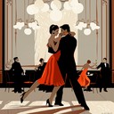 triumphant tango with bold orchestral strings and passionate flair.