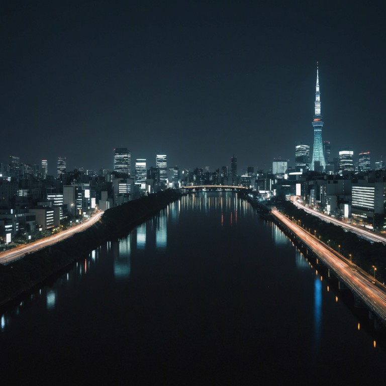 This track encapsulates the essence of a serene tokyo night, blending traditional japanese instruments with a soft j pop melody to create a soothing, ethereal sound. The music gently captures the whispers of the city amidst its tranquil after hours, evoking feelings of calm and introspection.