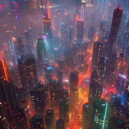 Experience the untamed frenzy of a future dystopia through hyperactive synths, driving beats, and layers of digital distortion. This track encapsulates the chaotic energy of a neon soaked cyberpunk nightmare.