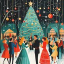 joyful retro swing tune celebrating festive gatherings