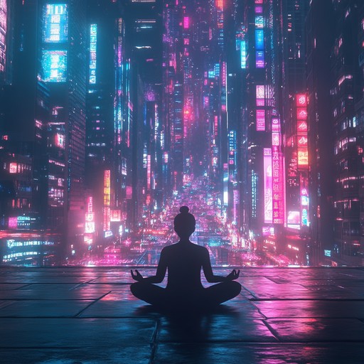 Explore a spiritual awakening within a futuristic cyberpunk world. Melding ethereal synths with robotic beats, the track evokes a trance like state of mind and soul convergence amidst neon lights and digital chaos. Perfect for moments of introspective contemplation in a high tech, dystopian setting.