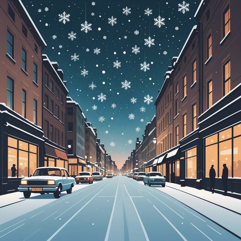 This track captures the essence of a peaceful night in finland where snow gently carpets the bustling city, bringing quiet to its streets. The music is a reflection of this quietude, with soft piano melodies that offer a comforting, calming presence.