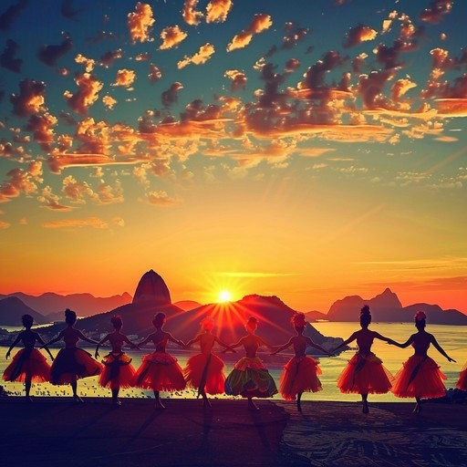 This track captures the vibrant atmosphere of a sunrise in rio de janeiro, filled with lively samba rhythms and euphoric brass melodies. Perfect for celebrating life and evoking the energy of brazilian street festivals.