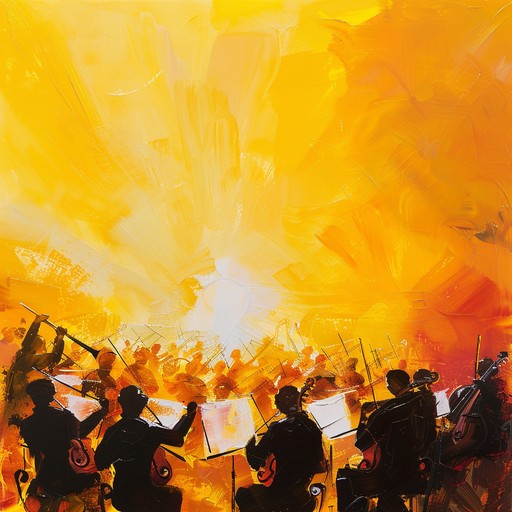 Experience pure joy with an ecstatic symphonic celebration, where soaring violins, majestic brass, and lush strings weave together to elevate the spirit. This piece captures an exuberant and radiant mood, perfect for moments of victory and celebration.