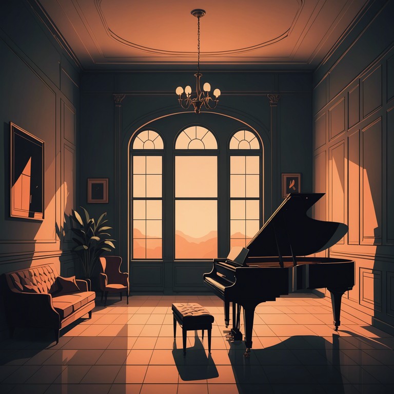 In this composition, traditional classical elements are infused with a modern, dark twist, creating a soundscape that feels both timeless and contemporary. Hypnotic melodies played by a solo piano weave through minor scales, crafting a feeling of depth and introspection that resonates like an echo in an empty space.