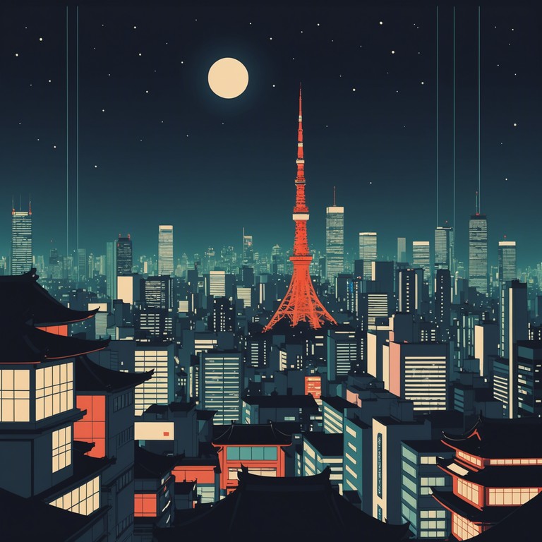 This track features a harmonious blend of traditional japanese instruments with contemporary j pop rhythms, creating a majestic and uplifting atmosphere that evokes the sprawling, modern cityscapes alongside ancient temples. The music portrays a journey through japan's rich cultural tapestry, enhanced by modern electronic beats that appeal to a global audience.