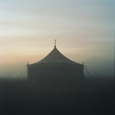 eerie melodies haunt an ancient circus tent