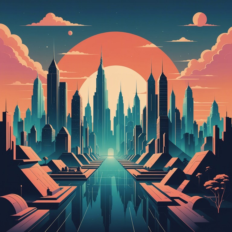 This track blends traditional ethnic instruments with futuristic synthesizer sounds, creating a soundscape that bridges the ancestral past with a speculative future. The music imagines a world where ancient cultures communicate through the universal language of music, resonating with futuristic technology to produce a uniquely timeless sound.