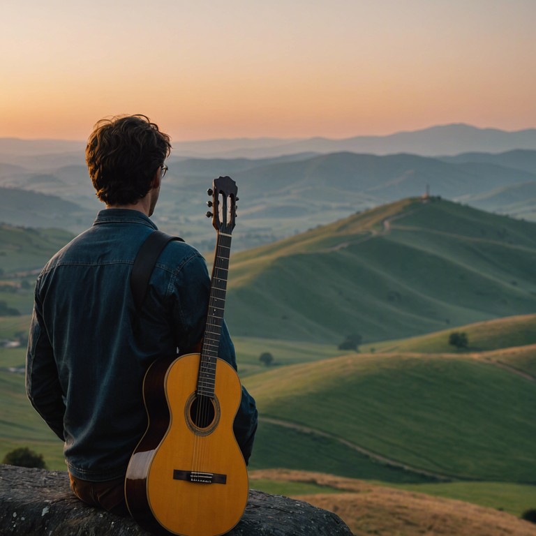 Echoes of rural solitude offers a musical illustration of the soulful, deep emotions tied to the bucolic settings of interior brazil, unearthing feelings of solace found in the simplicity and beauty of the countryside. Each strum of the guitar brings forth a story, a memory etched into the landscape.