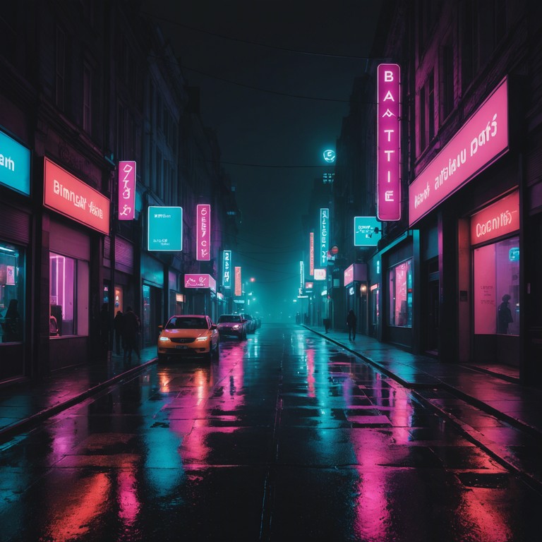 Set in a distant, neon lit cityscape, this track combines atmospheric trap rhythms with futuristic vibes, capturing the essence of a nocturnal metropolis bustling with mysterious energy. A blend of digital synths lays the groundwork for a melody that explores the complex emotions of a hyperconnected generation navigating a world of advanced technology and urban isolation.