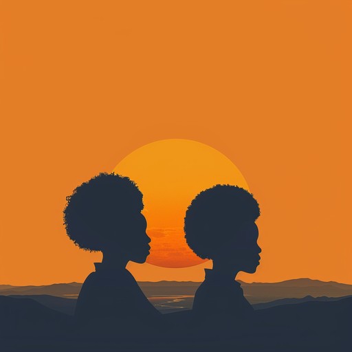 A lively and joyful afrobeat song with a strong, steady rhythm driven by percussion, bass, and horns. The melody is carried by bright and cheerful guitar riffs and keyboard flourishes, evoking the feeling of a vibrant sunrise over the african savanna. The dynamic arrangement builds in intensity, creating a sense of celebration and unity.