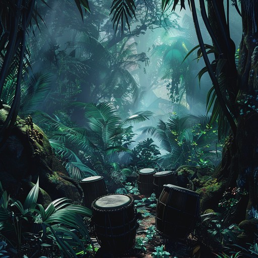 **this track features dynamic tribal rhythms with powerful drum beats that evoke a sense of rebellious spirit and primal energy. The music showcases intense percussion patterns combined with rising crescendos and raw, organic sounds, leading the listener through a journey into a fierce, untamed wilderness where rebellion thrives.**