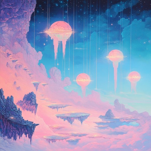 Venture into an electric dreamscape filled with neon hues, driven by dynamic synthesizer pulses and ethereal melodies. The soundscape envelops you in a mystical, otherworldly atmosphere, pushing the limits of reality and imagination.