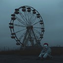 instrumental depicting loneliness at an empty fairground at twilight.